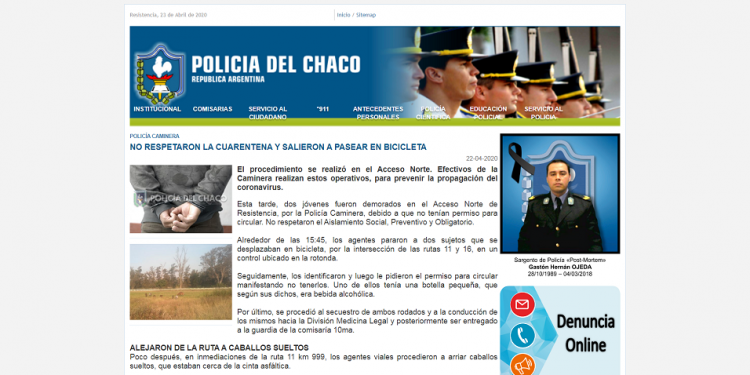 Resistencia: no respetaron la cuarentena y salieron a pasear en bicicleta