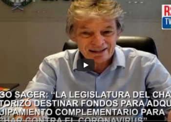 SAGER: “LA LEGISLATURA DEL CHACO AUTORIZÓ DESTINAR FONDOS PARA ADQUIRIR EQUIPAMIENTO”