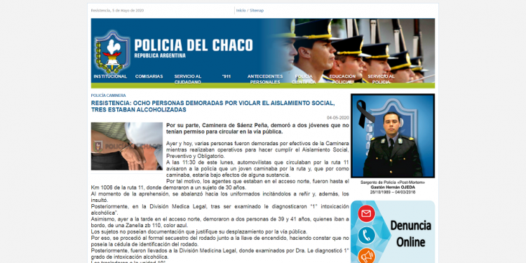 Resistencia: ocho personas demoradas por violar el aislamiento social, tres estaban alcoholizadas