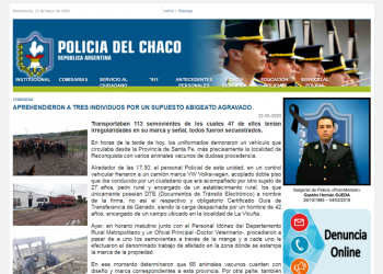 Charadai: aprehendieron a tres individuos por un supuesto abigeato agravado