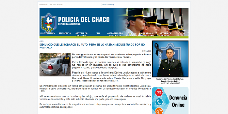 Denuncio que le robaron el auto, pero se lo habían secuestrado por no pagarlo