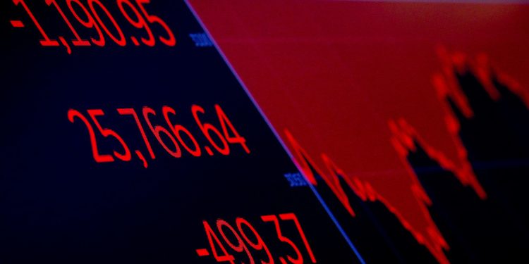 Wall Street vive su peor jornada desde marzo con una caída del Dow Jones del 6,9 %