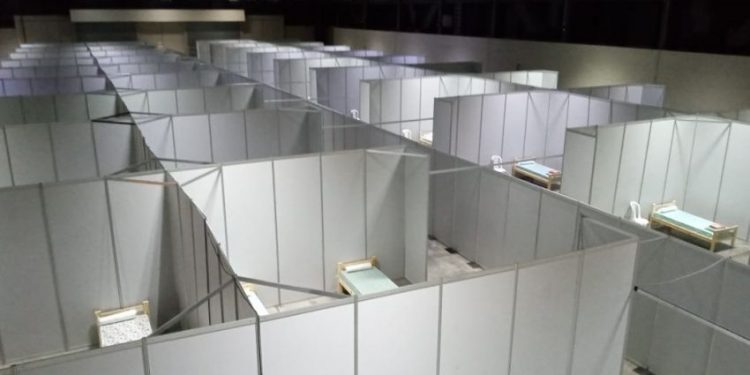 COVID-19: el Centro de Convenciones suma 288 camas para el cuidado de pacientes leves