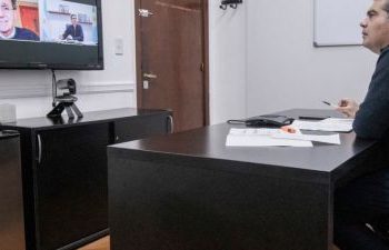 Capitanich y Katopodis analizaron el avance de las obras prioritarias para la provincia