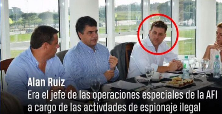Alan Ruiz, el primer agente de la banda de la AFI macrista procesado por espionaje ilegal