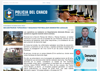 Los Frentones: Secuestraron topadoras y maquinas por realizar desmontes ilegales