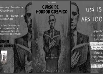 Abren inscripciones para curso de escritura de horror cósmico