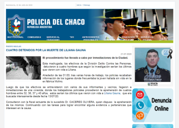 Puerto Vilelas: cuatro detenidos por la muerte de Liliana Gauna