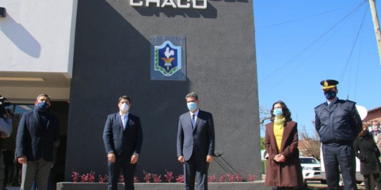 Machagai: Capitanich inauguró la comisaría “sargento primero postmortem, Santo León Medina”