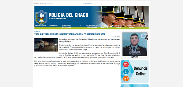 Secuestran carbón y producto forestal