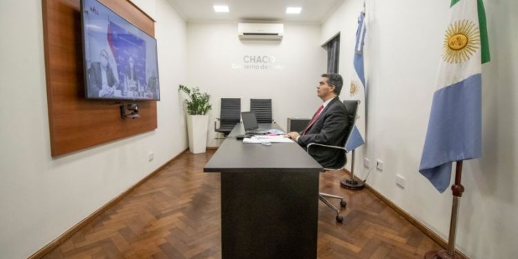 Capitanich junto a Felipe Solá y gobernadores del NEA encabezaron la apertura de comités de integración con Paraguay