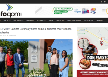 Otra joda de Gustavo Martínez y su familia: facturaron $295 mil en coronas y arreglos florales a través de SAMEEP