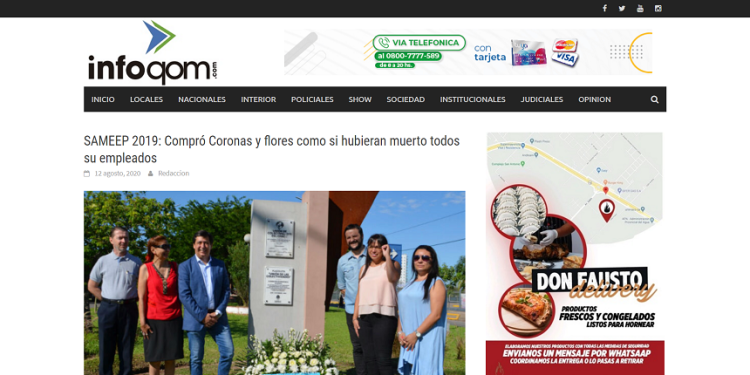 Otra joda de Gustavo Martínez y su familia: facturaron $295 mil en coronas y arreglos florales a través de SAMEEP