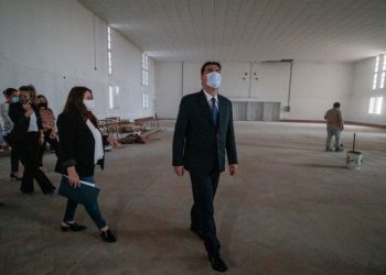 Barranqueras: Capitanich constató el avance de la ampliación y refacción de la Escuela Técnica 2 “José de San Martín”