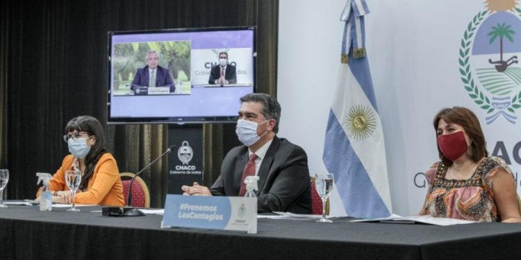 Alberto Fernández y Capitanich presentaron el programa nacional “Acompañar” para víctimas de violencia de género
