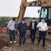Capitanich recorrió los trabajos del segundo acueducto del interior en la zona de General Pinedo