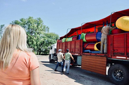 Capitanich inauguró pavimento urbano e iluminación led en Fontana