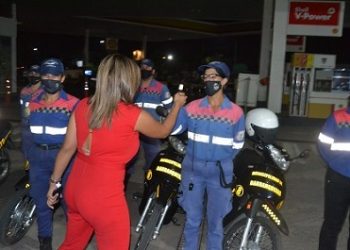 Magda Ayala supervisó operativo de Educación Vial durante las primeras horas de Navidad