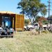 Trabajos de SAMEEP en la cisterna de Cacuí, para mejorar el abastecimiento de agua potable