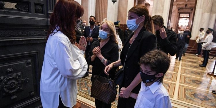 El ex presidente Carlos Menem es velado en el Congreso de la Nación