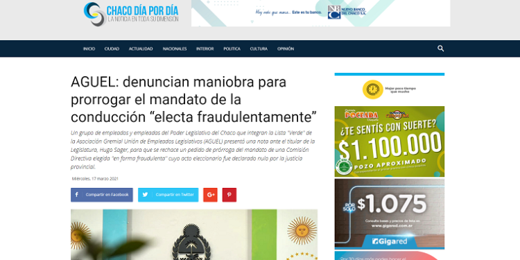 Escándalo en AGUEL: denuncian maniobra para prorrogar el mandato de la conducción “electa fraudulentamente”