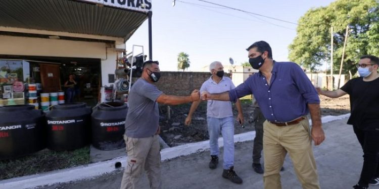 Avanza la pavimentación de la avenida San Martín en Resistencia