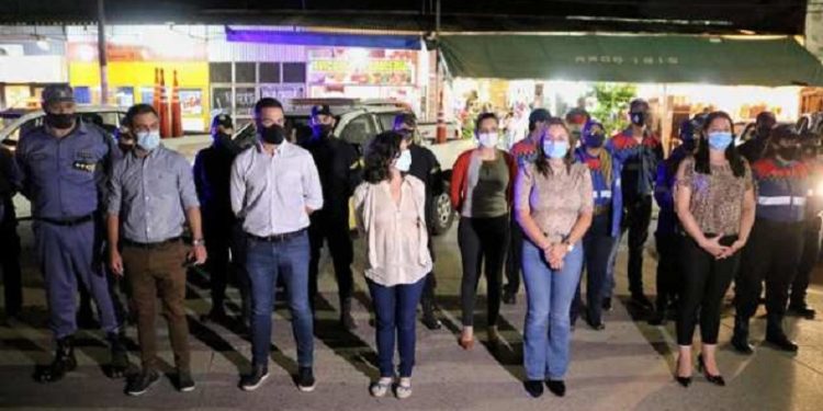 Magda Ayala y la Ministra Gloria Zalazar encabezaron un Operativo de Seguridad Preventiva en Barranqueras