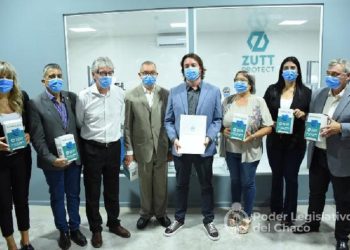 Legisladores reconocieron a Zutt Protect por su apuesta al empleo genuino y a la inversión chaqueña