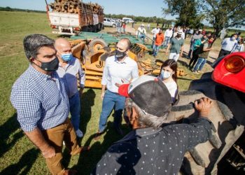Capitanich recibió a la imagen de la Virgen María Auxiliadora en la Casa de Gobierno