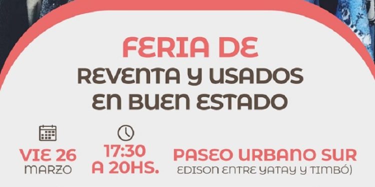 Llega una nueva edición de ferias de usados al paseo urbano sur de Barranqueras