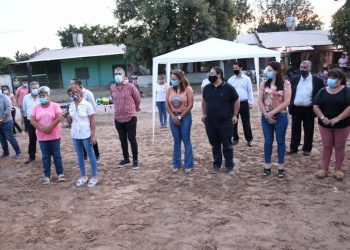 Barranqueras: Magda Ayala Inauguró la Plazoleta Aimara y destacó que la intervención es “100% municipal”
