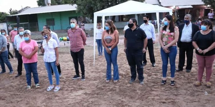 Barranqueras: Magda Ayala Inauguró la Plazoleta Aimara y destacó que la intervención es “100% municipal”