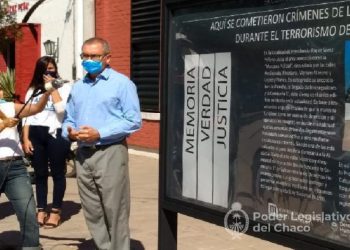Pedrini participó de la inauguración del primer espacio de la Memoria en el interior de la provincia
