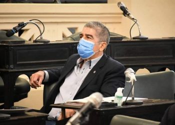 El diputado Juan Carlos Ayala en el encuentro de legisladores de Chaco y Corrientes