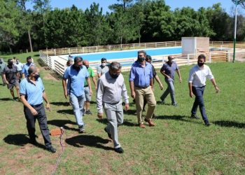 Capitanich recorrió las obras de infraestructura en la Asociación Mutual del Círculo de Oficiales del Chaco