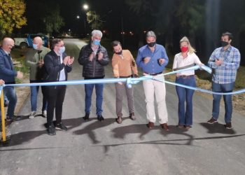 Habilitaron obra vial en el acceso principal a Laguna Blanca