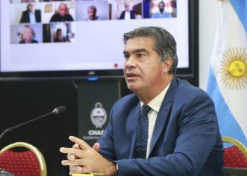 Capitanich firmó la agenda para la finalización de la obra de alta tensión Rincón Santa María – Puerto Bastiani