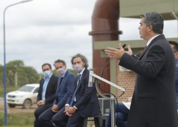 Capitanich inauguró la planta de tratamiento de residuos cloacales: “es una obra única en el país, motivo de satisfacción y orgullo”, dijo