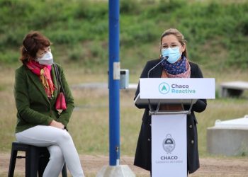 Magda Ayala participó de la inauguración de una nueva obra junto a Cafiero, Katopodis y el gobernador Capitanich