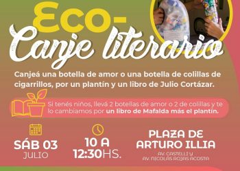 Llega ECO CANJE literario a Barranqueras