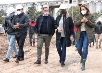 Magda Ayala recorrió la mega obra del Segundo Acueducto de la provincia
