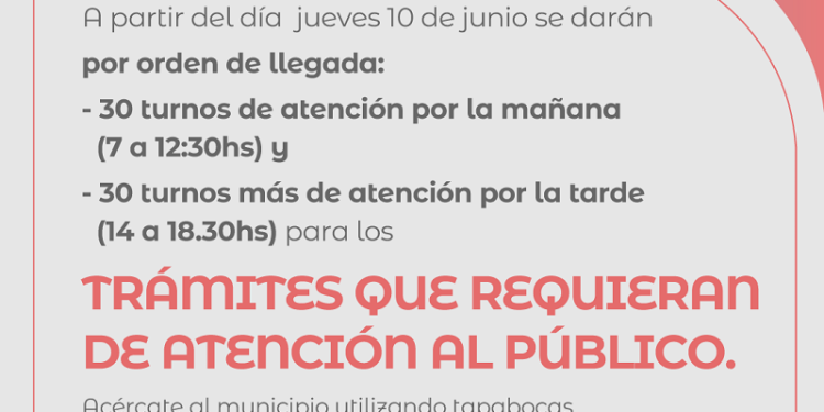 Barranqueras: el municipio comienza a atender al público