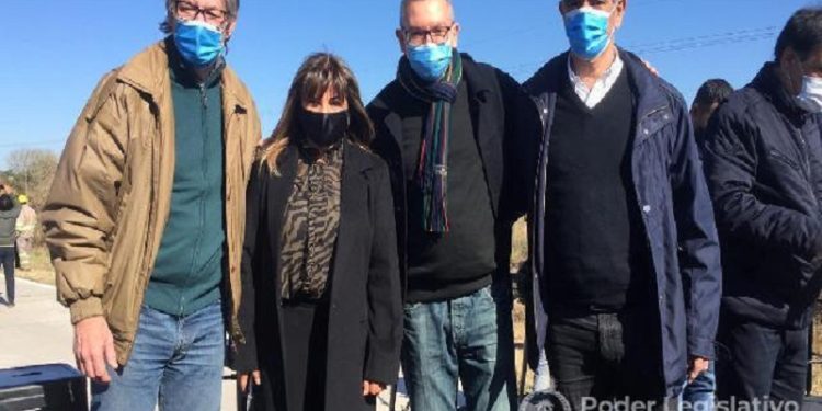 La Legislatura en la inauguración de obras que mejorarán la conectividad de una región con enorme potencial productivo