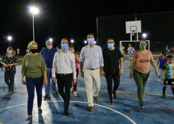 Capitanich inauguró la plaza del encuentro en Margarita Belén, más obras para la comunidad