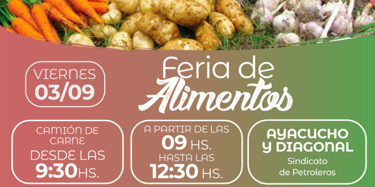 Viernes de feria sustentable y de alimentos en Barranqueras