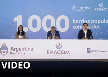Enacom celebró el alcance del programa “1.000 barrios populares conectados”