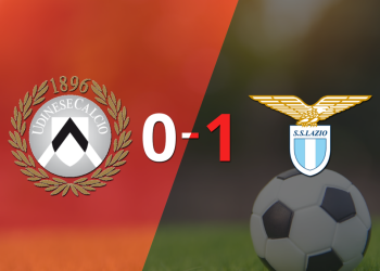 Lazio derrotó a Udinese 1 a 0