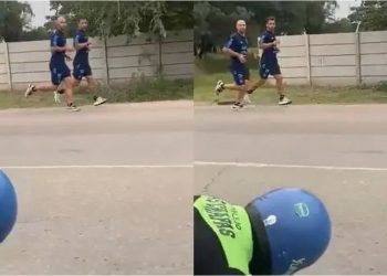 Mundial Sub 20: filmó a Mascherano corriendo y lo chocó una moto