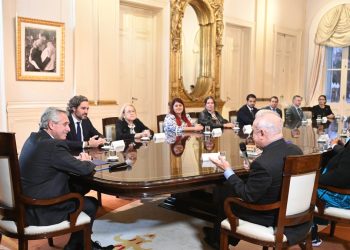 Alberto Fernández se reunió con una Delegación de parlamentarias y parlamentarios de México