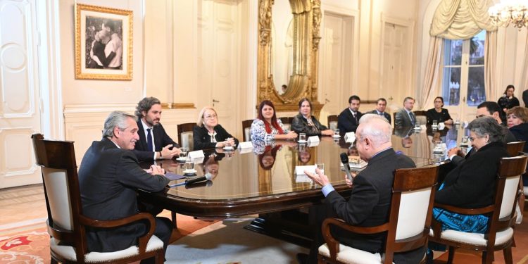 Alberto Fernández se reunió con una Delegación de parlamentarias y parlamentarios de México